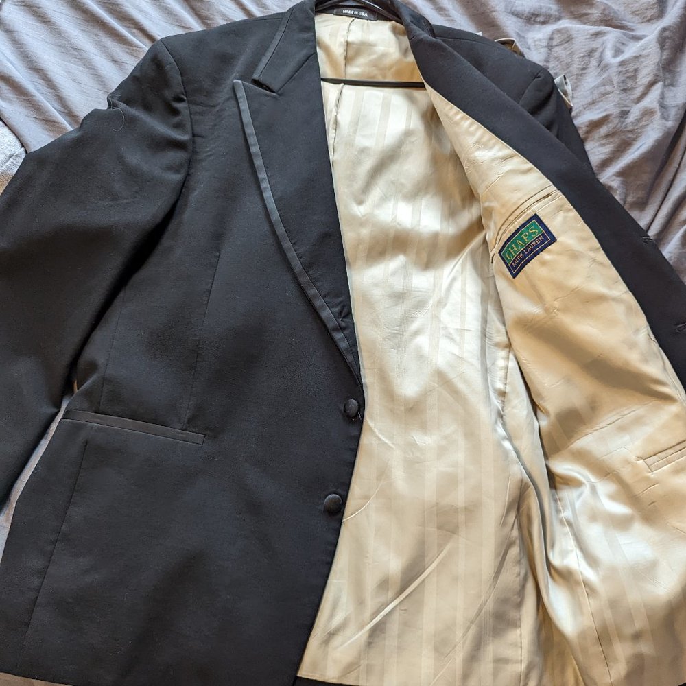 vintage Chaps Tuxedo Jacket